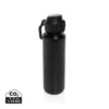Via RCS Re-steel lockable sport bottle 600ML zwart