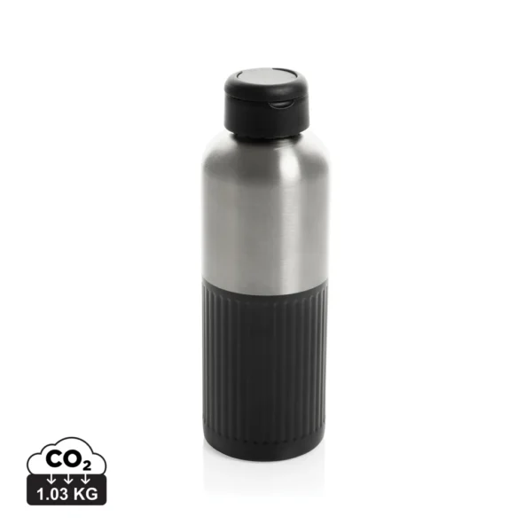 Ripple RCS R-stalen lekvrije waterfles met handvat 750 ml zwart