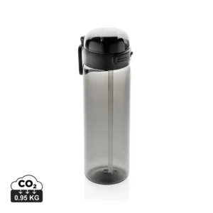 SipnLock RCS RPET Leakproof sport water fles 800ML zwart