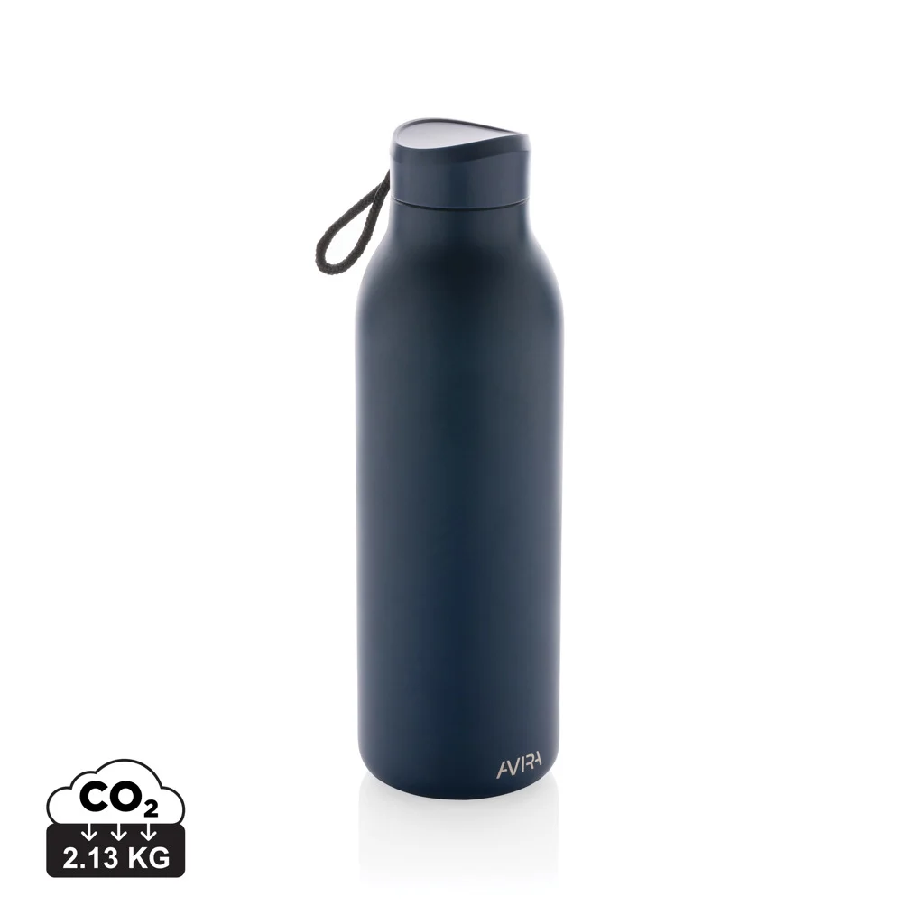 Avira Avior RCS gerecycled roestvrijstalen fles 500 ML donkerblauw