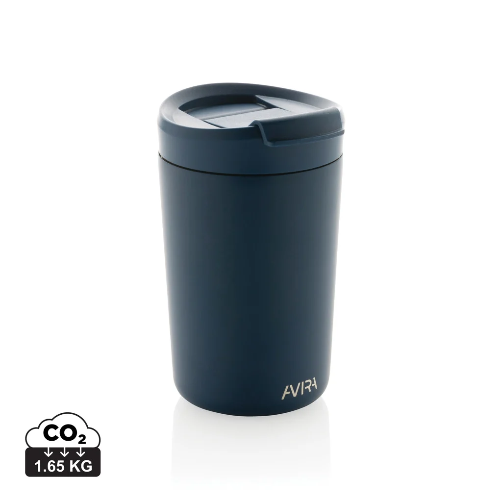 Avira Alya RCS gerecycled roestvrijstalen beker 300ML donkerblauw