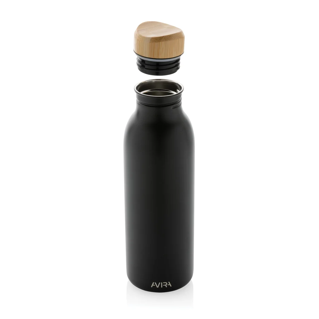 Avira Alcor RCS gerecycled RVS enkelwandige waterfles 600ML