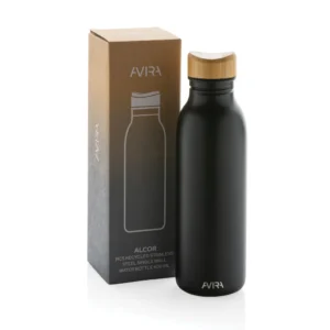 Avira Alcor RCS gerecycled RVS enkelwandige waterfles 600ML