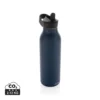 Avira Ara RCS recycled staal fliptop water fles 500ML donkerblauw
