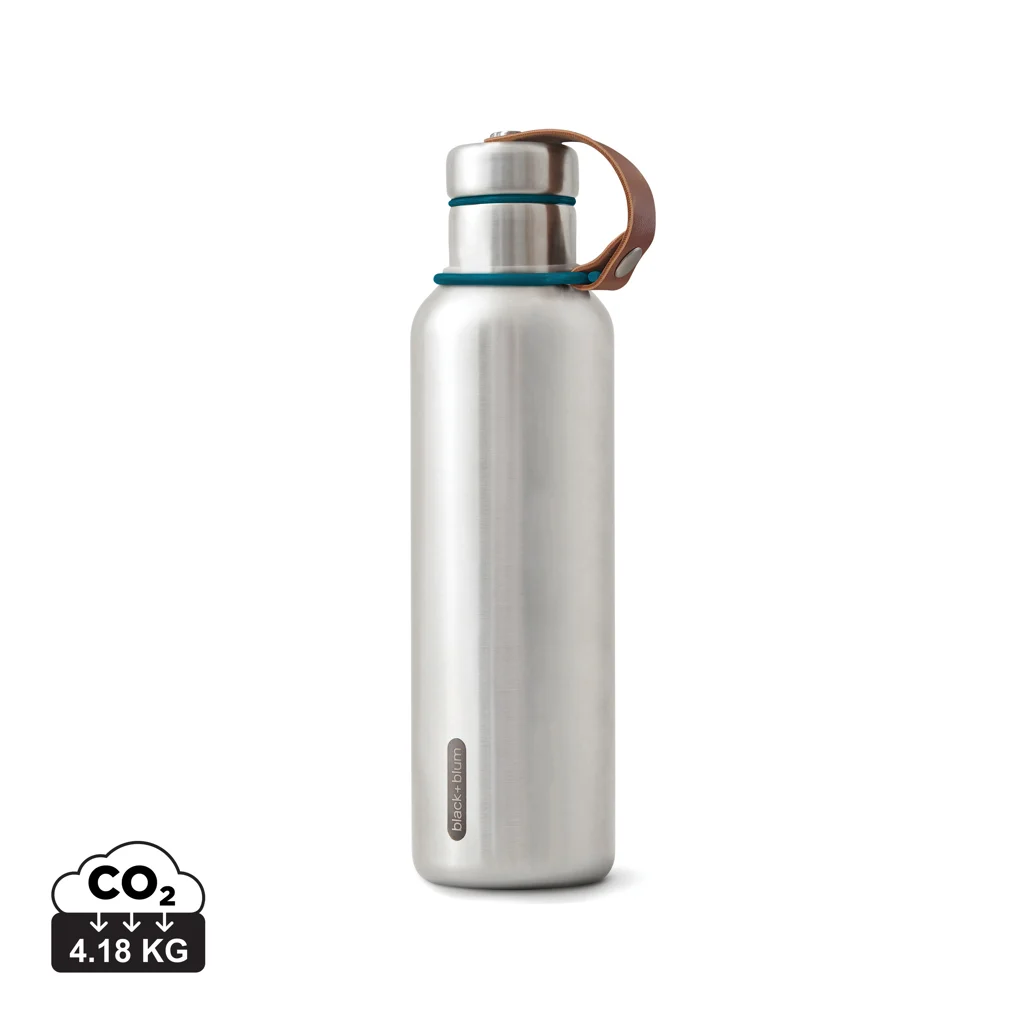 Black+Blum Geïsoleerde Waterfles Groot 750ml turquoise