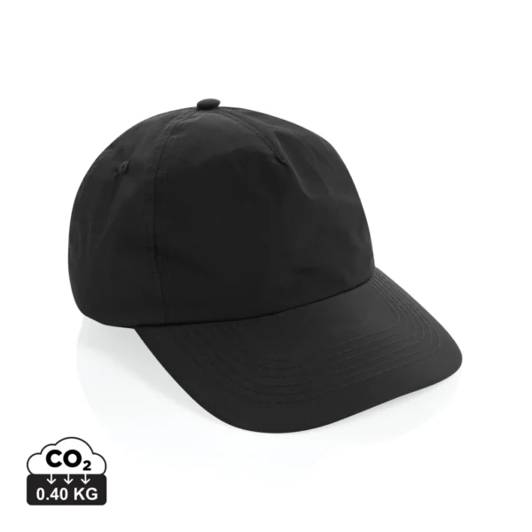 KENTO URBAN RCS gerecyclede nylon 5-panel adventure cap zwart