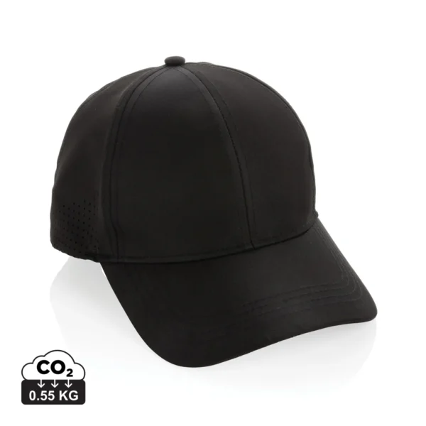 Impact AWARE™ 6 panel rpet sportcap zwart