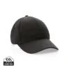 Impact AWARE™ 6 panel 280gr gerecycled katoenen cap zwart