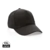 Impact AWARE™ 5 panel 280gr recycled katoenen cap zwart