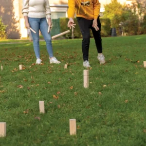 Houten kubb set