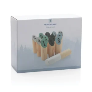 Houten werp set