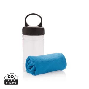 Cooling handdoek blauw