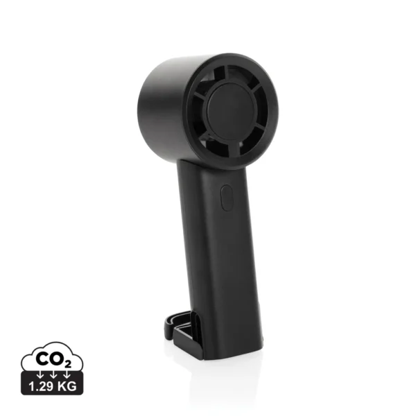 Twist RCS rplastic herlaadbare draagbare ventilator zwart