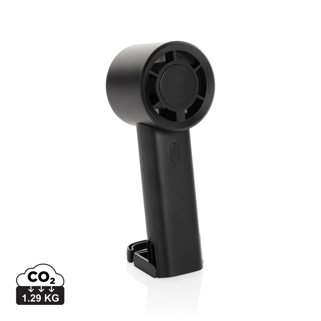 Twist RCS rplastic herlaadbare draagbare ventilator zwart