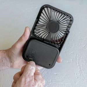 Aervina RCS rplastic herlaadbare bureauventilator