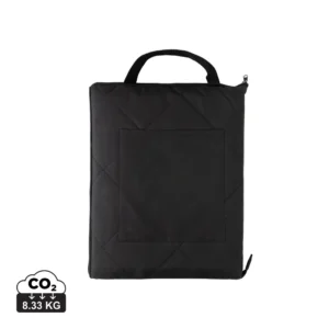 Impact Aware™ RPET opvouwbare gewatteerd picknickkleed zwart