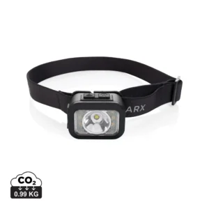 Gear X RCS replastic heavy duty oplaadbare hoofdlamp zwart, grijs