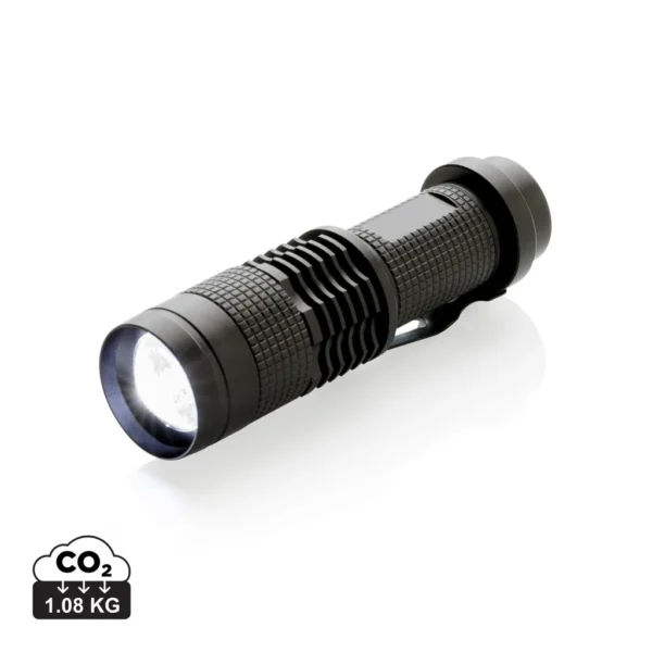 3W CREE zaklamp zwart