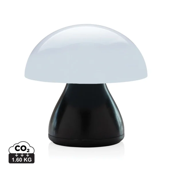 Luming RCS gerecycled plastic USB-oplaadbare tafellamp zwart