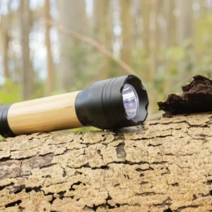 Lucid 3W RCS gerecycled plastic & bamboo zaklamp