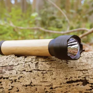 Lucid 5W zaklamp van RCS gerecycled plastic en bamboe