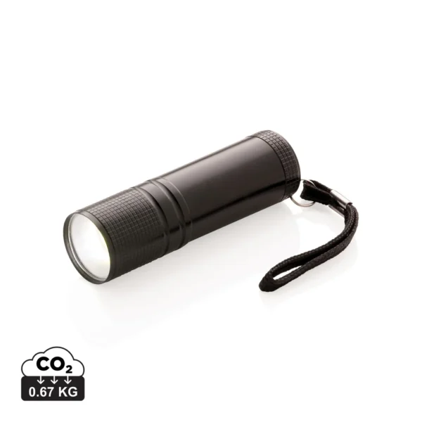 COB zaklamp zwart