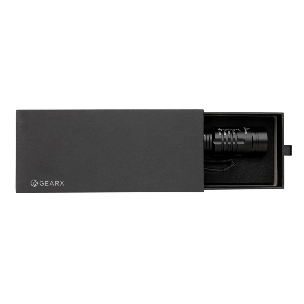 Gear X USB oplaadbare zaklamp
