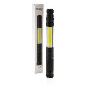 Uitschuifbare zaklamp met COB