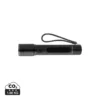 Gear X RCS gerecycled aluminium USB-oplaadbare zaklamp zwart
