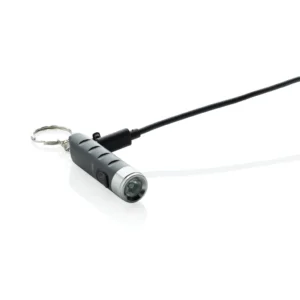 Globix RCS gerecycled plastic USB oplaadbare zaklamp