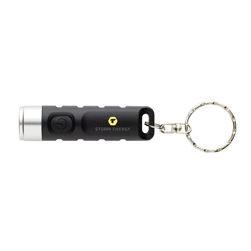 Globix RCS gerecycled plastic USB oplaadbare zaklamp