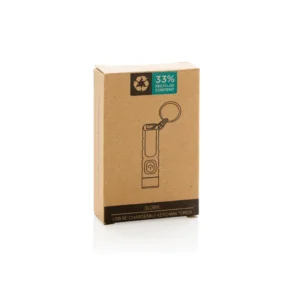 Globix RCS gerecycled plastic USB oplaadbare zaklamp