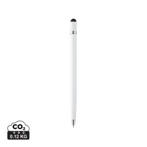 Simplistic metalen pen wit