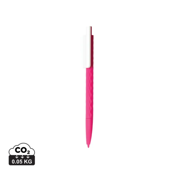 X3 RCS R-ABS pen met smooth touch roze, wit