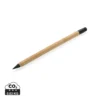 Bamboe infinity potlood met gum bruin