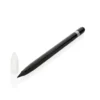Aluminium inktloze pen met gum