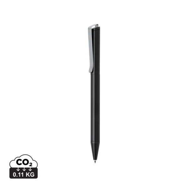 Xavi RCS-gecertificeerde pen van gerecycled aluminium zwart