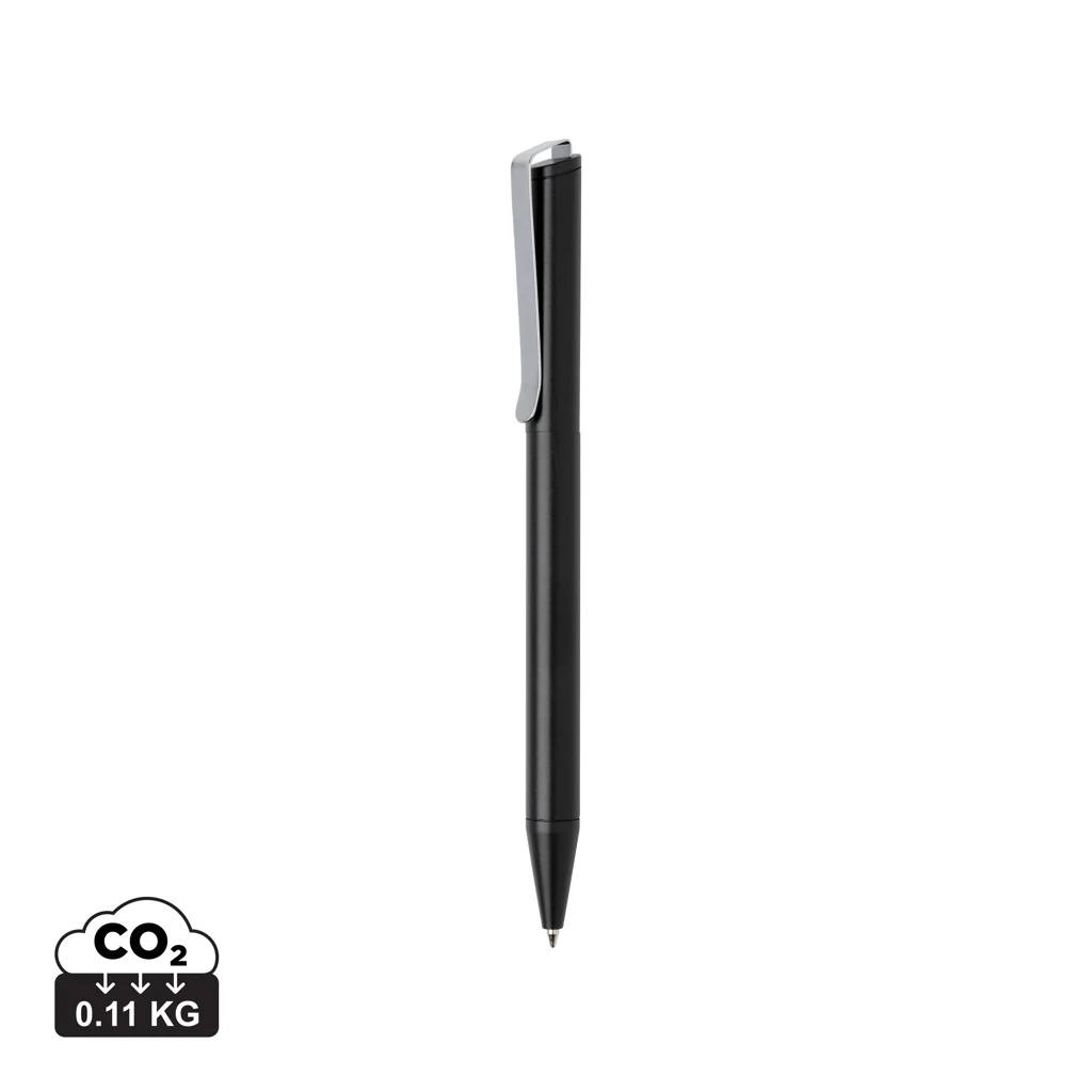 Xavi RCS-gecertificeerde pen van gerecycled aluminium zwart