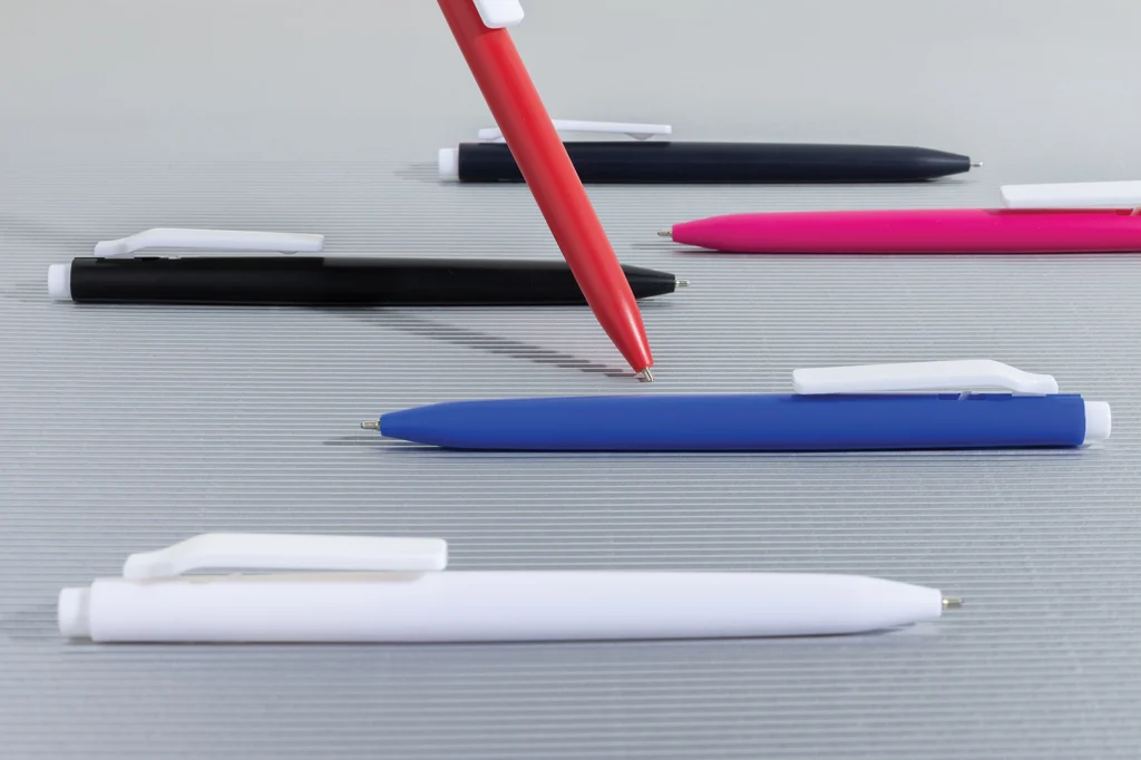 Vibe GRS certified R-ABS pen met ultra vloeiende inkt