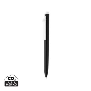 Vibe GRS certified R-ABS pen met ultra vloeiende inkt zwart, wit