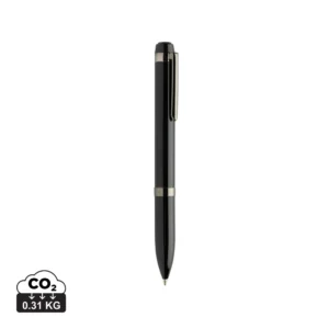 Swiss peak OSLO recycled rvs deluxe pen zwart