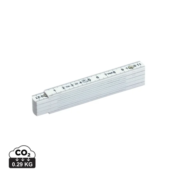 Fiberglas duimstok wit