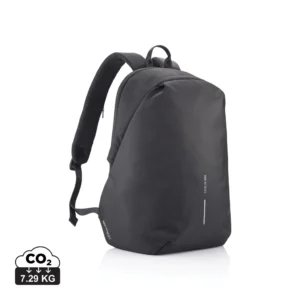 Bobby Soft, anti-diefstal rugzak zwart, groen