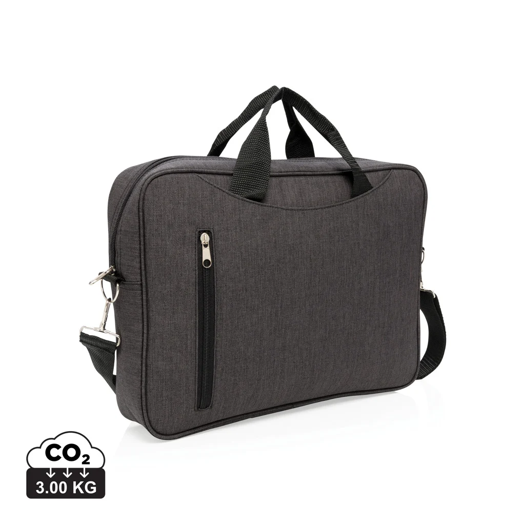 Basic 15” laptop tas PVC-vrij antraciet