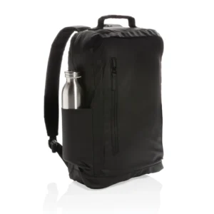 Fashion black PVC vrije 15.6" laptop rugtas