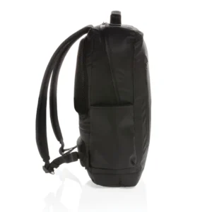 Fashion black PVC vrije 15.6" laptop rugtas
