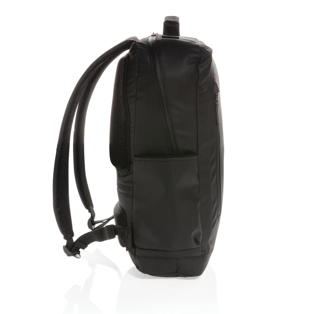 Fashion black PVC vrije 15.6" laptop rugtas