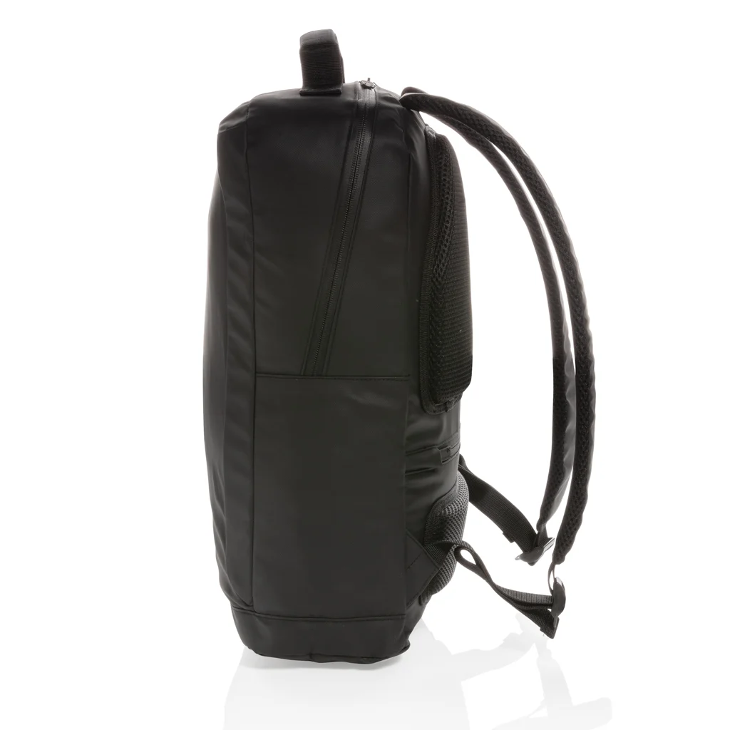 Fashion black PVC vrije 15.6" laptop rugtas
