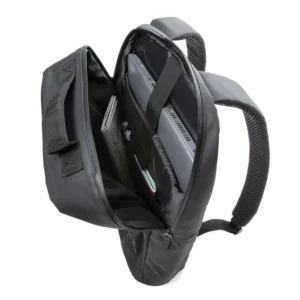 Fashion black PVC vrije 15.6" laptop rugtas