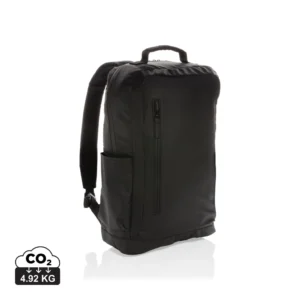 Fashion black PVC vrije 15.6" laptop rugtas zwart